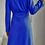 Thumbnail: Belted Royal Blue Trench Coat