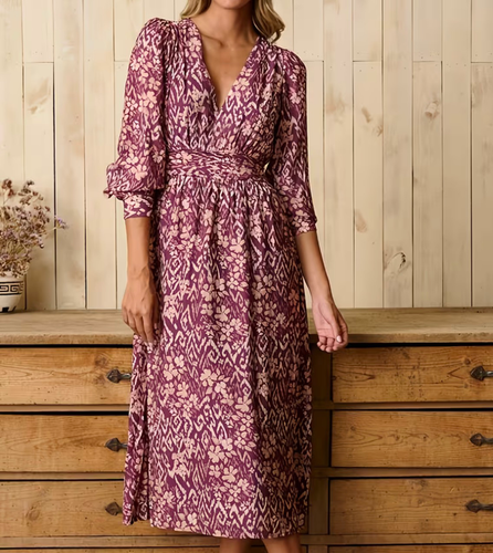 Short Sleeve Floral Dress