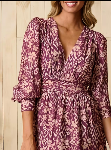 Short Sleeve Floral Dress