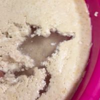 Fresh coconut pulp texture cold pressed coconut oil process