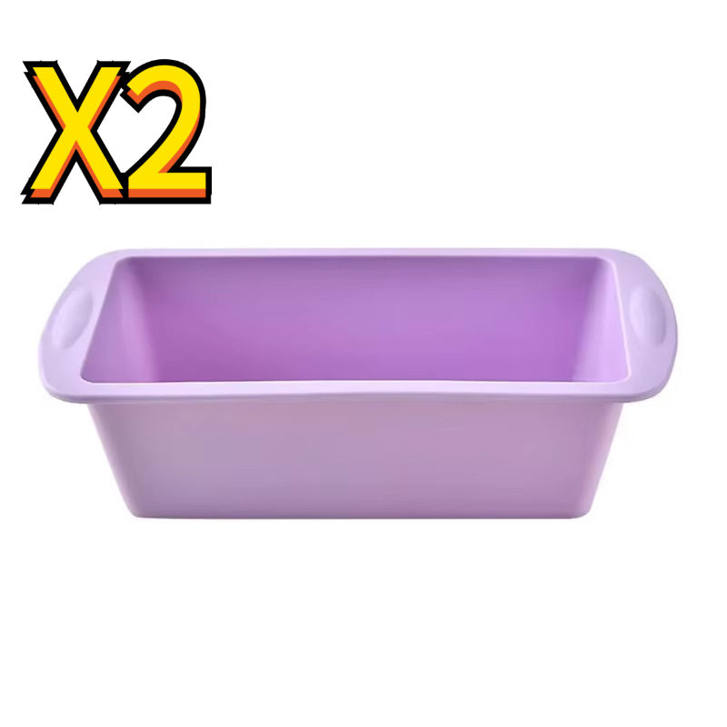 Thumbnail: 1Pc Household Rectangular Silicone Mold Candy Toast Mould Easter Bread DIY Kitch