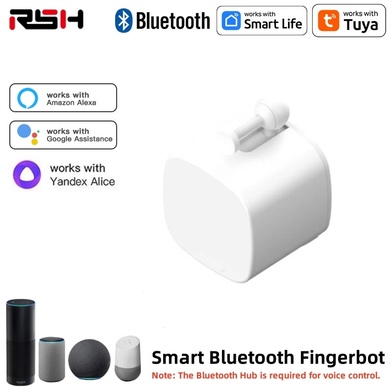 Thumbnail: RSH Tuya Bluetooth Finger Robot Switch Button Pusher Smart Life APP Fingerbot Wi