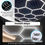 Thumbnail: Hexagon LED lighting for DIY Garage Barbecue Shop Barbershop Gym Bar Car Showroo