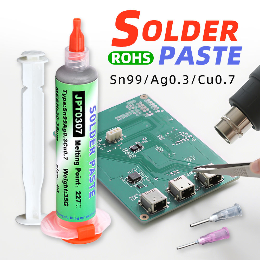 Lead Free High-Temperature Solder Paste Sn99 Ag0.3 Cu0.7 Needle Tube, Mobile Pho