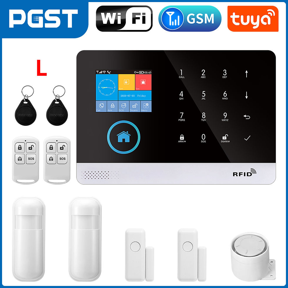 Thumbnail: PGST 103 2.4 inch Screen 4G 2G WIFI GSM Home Bulgar Security System for Home 433