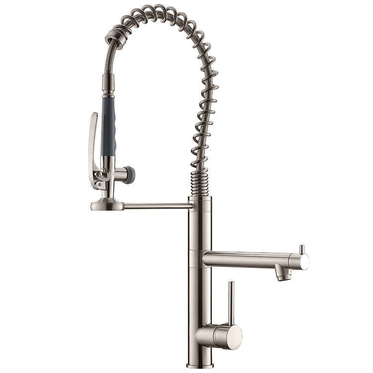 High Quality Contemporary Design Commercial Kitchen Faucet Wholesale Deck Mounte
