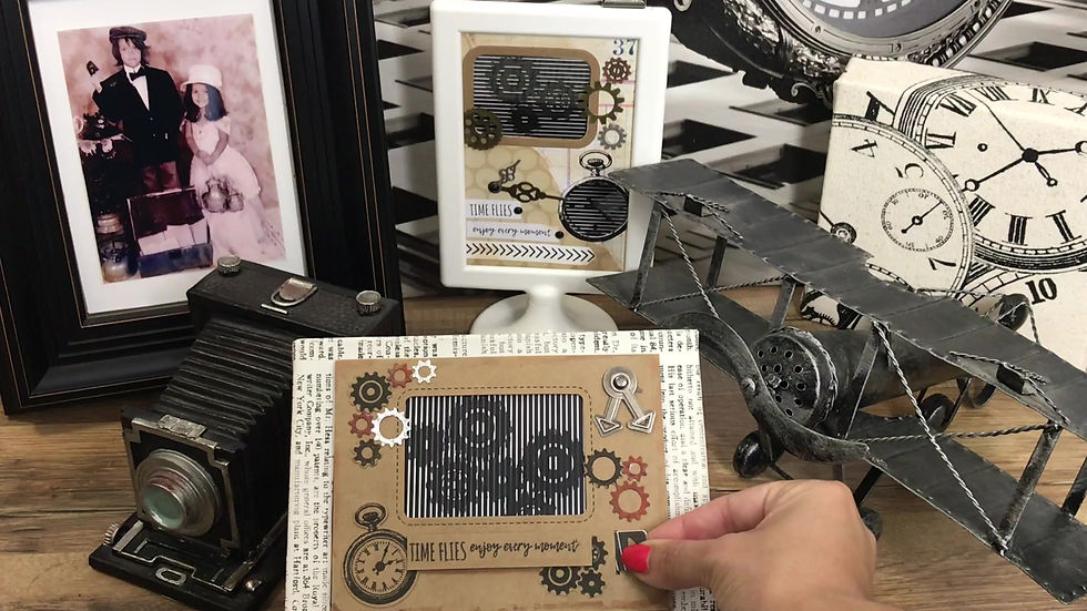 Thumbnail: Time Flies - Animation Stamp and Die Cut Combo