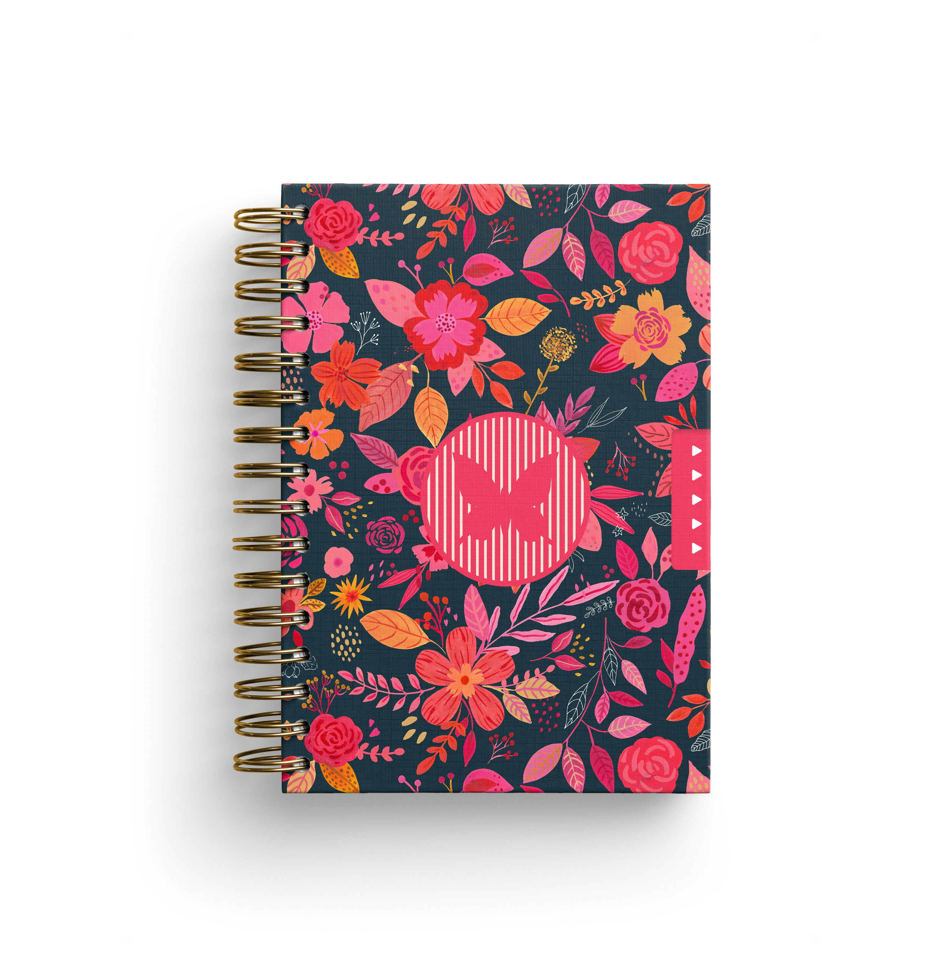 Watercolor Butterfly Floral - Pink
