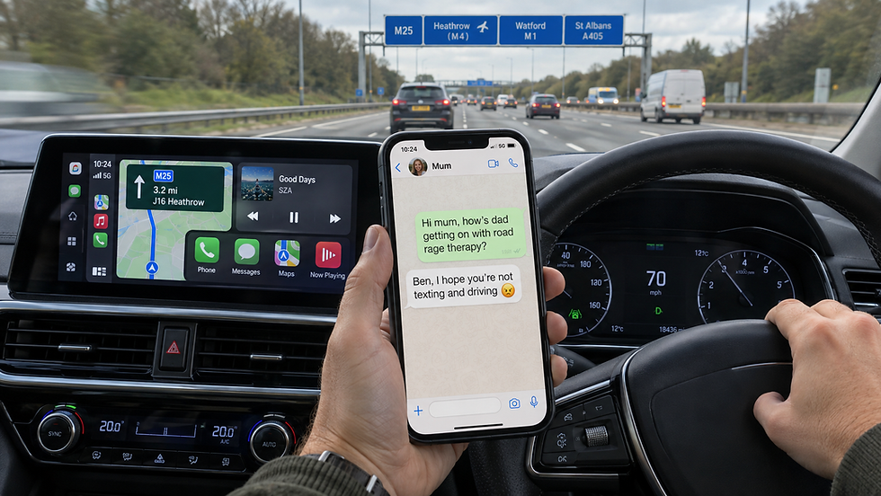 technology is distracting car and motorcycle drivers and riders
