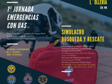 1ª JORNADA EMERGENCIAS CON UAS