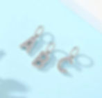 Stone Letter Charm