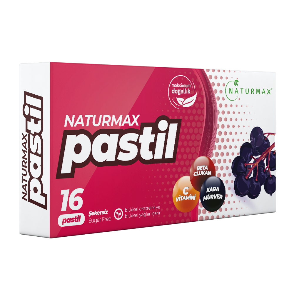Naturmax Kırmızı Pastil 16'lı