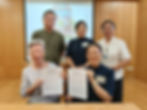 signing MOU with Tzu Chi