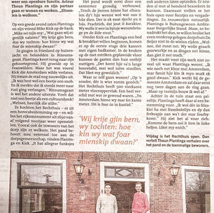 'Acteur brengt ziel terug in Rechthuis'