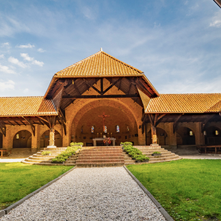 Bonifatiuskapel in de openlucht