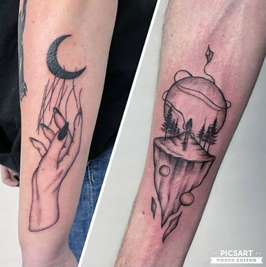 tatouage lune