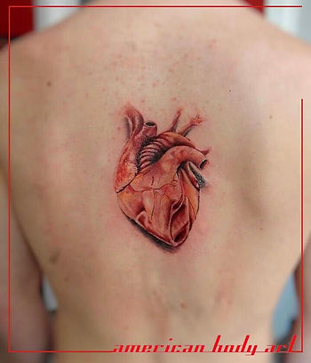 tattoo realiste coeur