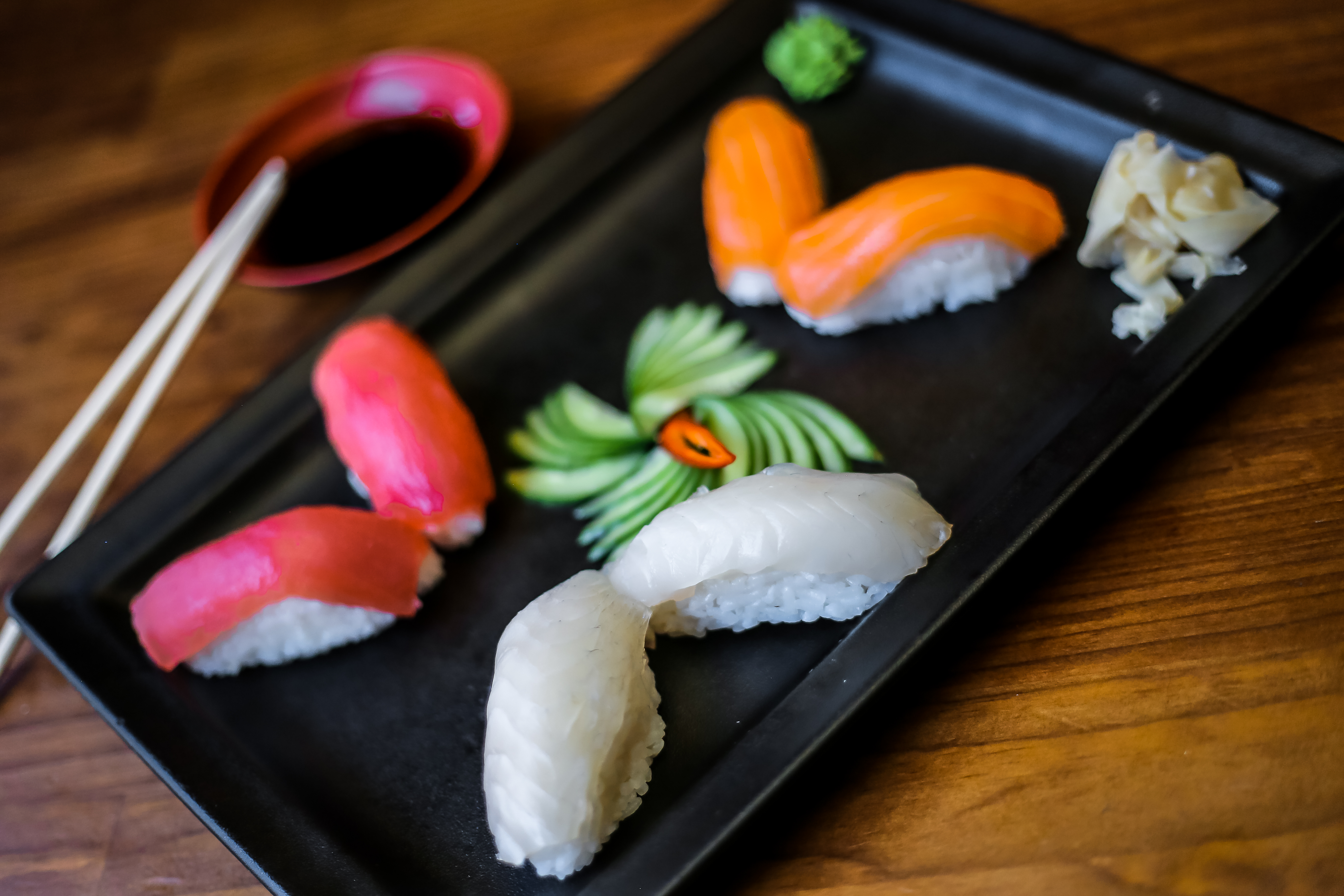Arranged Food and Objects