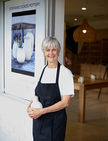 Stephanie Stokes at her studio