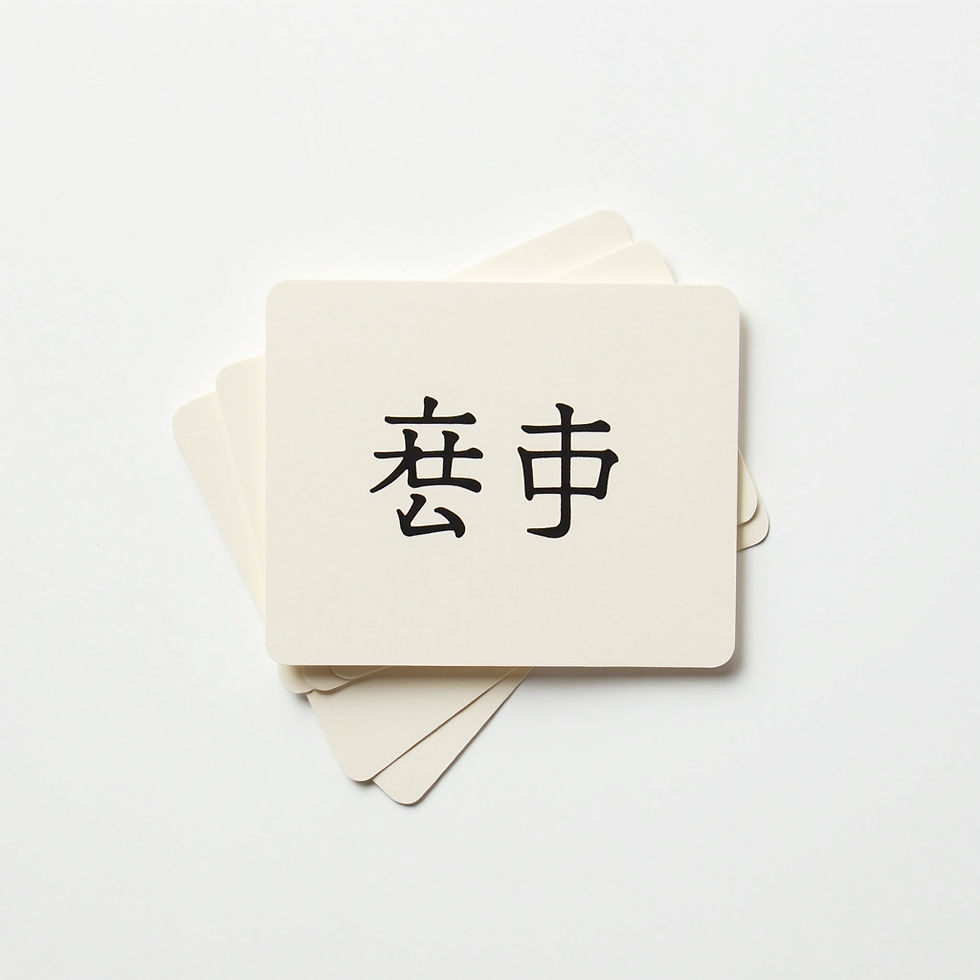 Japanese Hiragana Cards