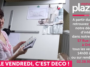 Le vendredi après-midi c'est déco chez Stéphane Plaza immobilier Orléans centre