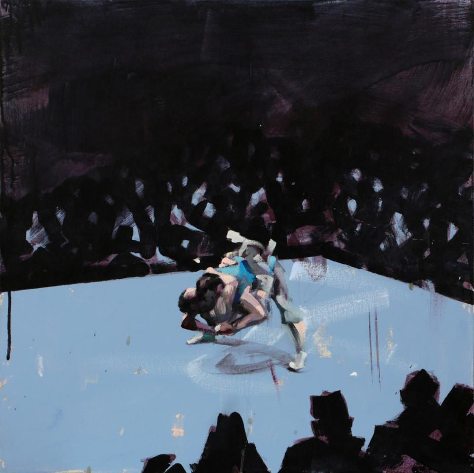 Les lutteurs, HST 60X60