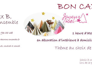 Bon cadeau pour Noël