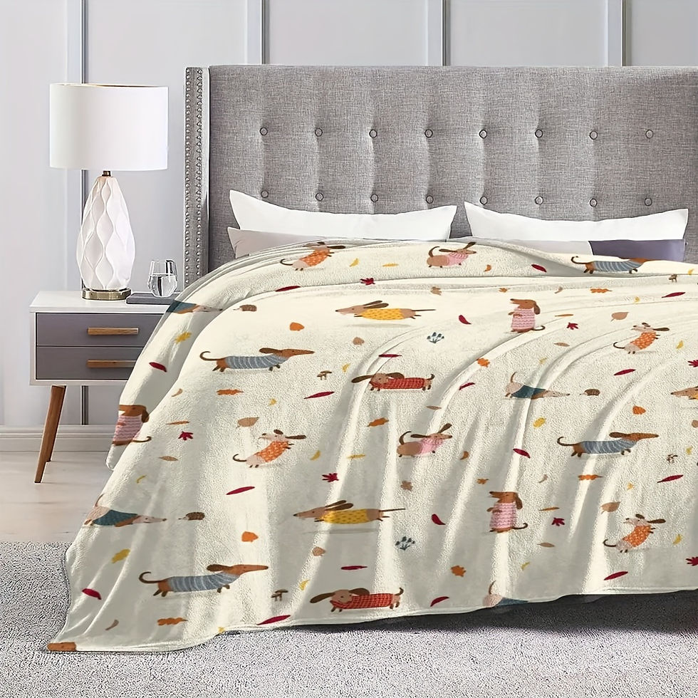 Miniatura: Cobertor Pet Comfort com Estampa de Cachorros