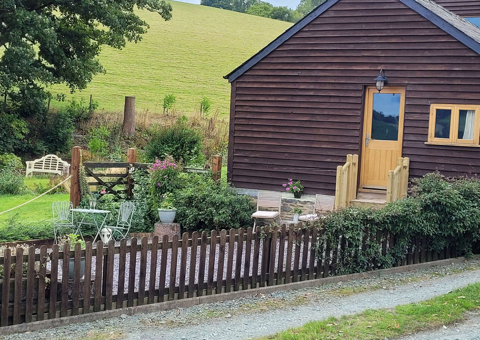 Door leading to garden area