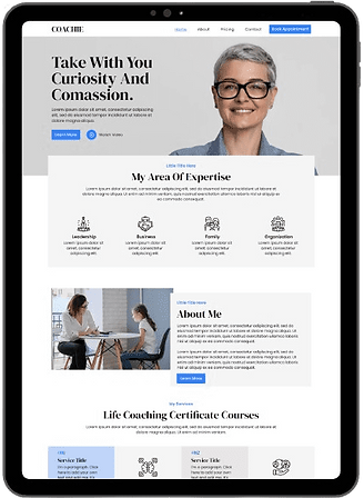 Coach Wix Theme cover image
