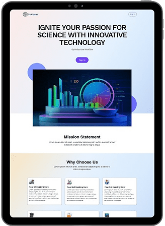 education related wix template cover image