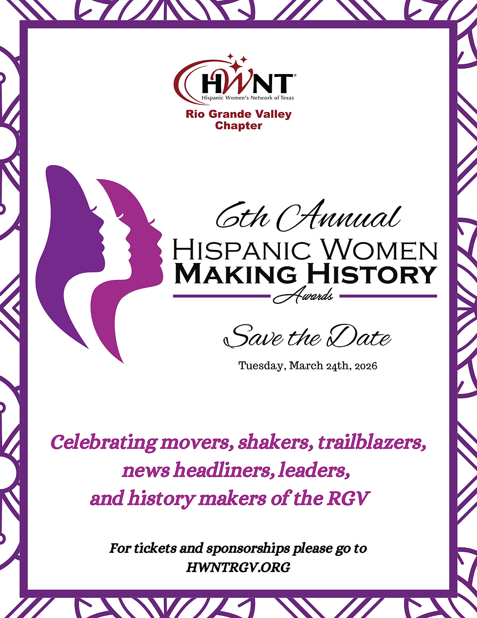 HWNT RGV - 2026 Women Making History Award