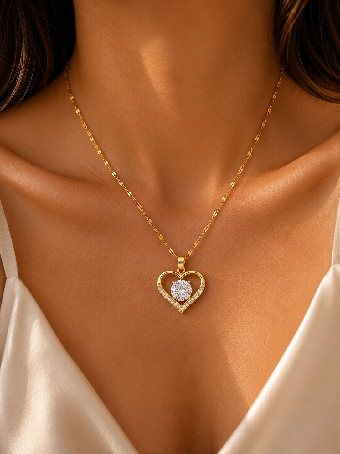 Aurora Heart Necklace