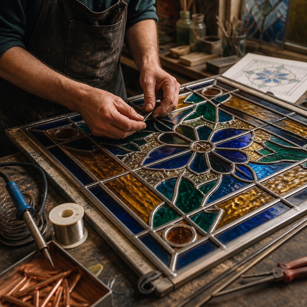 Stained Glass Doors: Custom Design for Leesburg