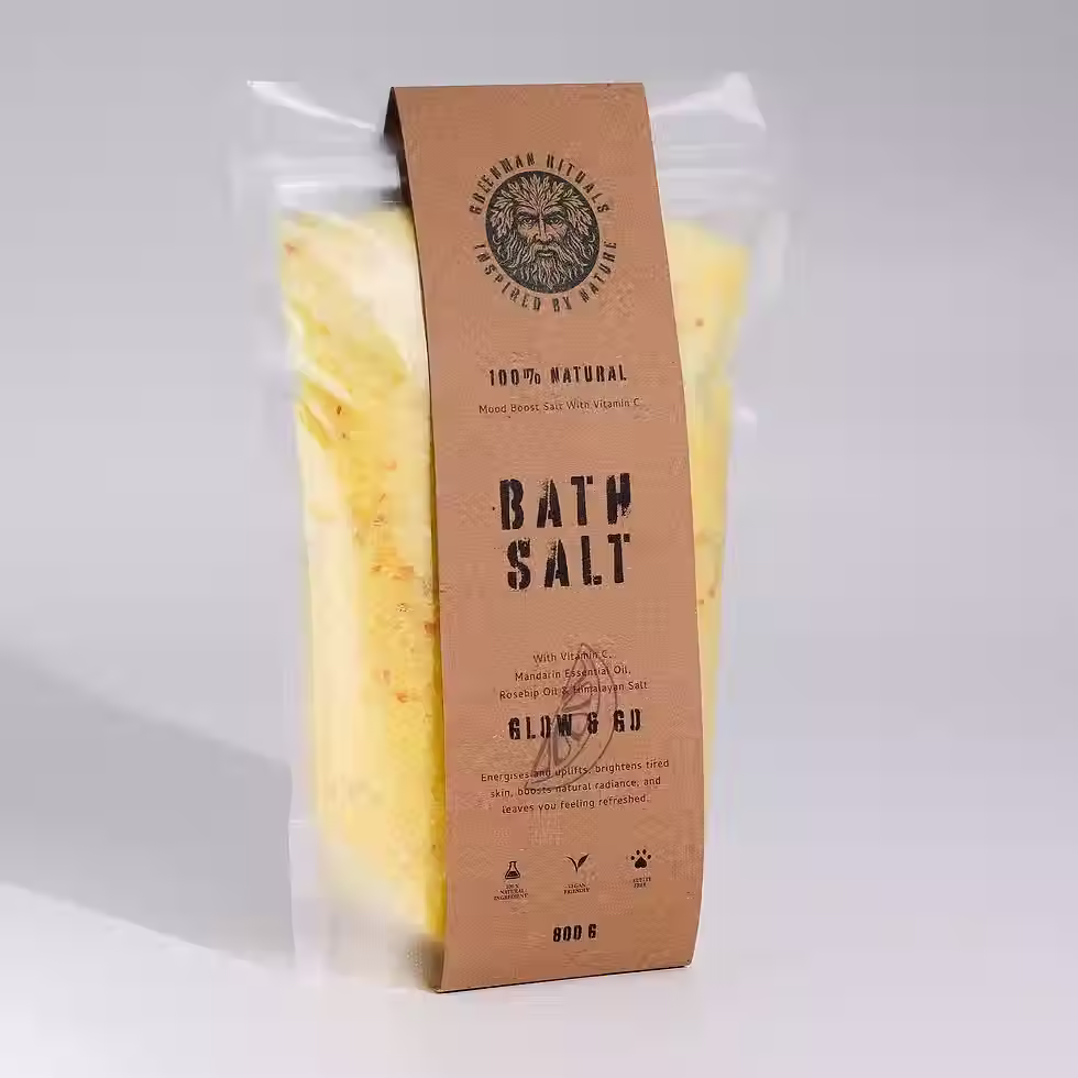 GREENMAN RITUALS "GLOW & GO" ~ magnéziová epsom soľ do kúpeľa
