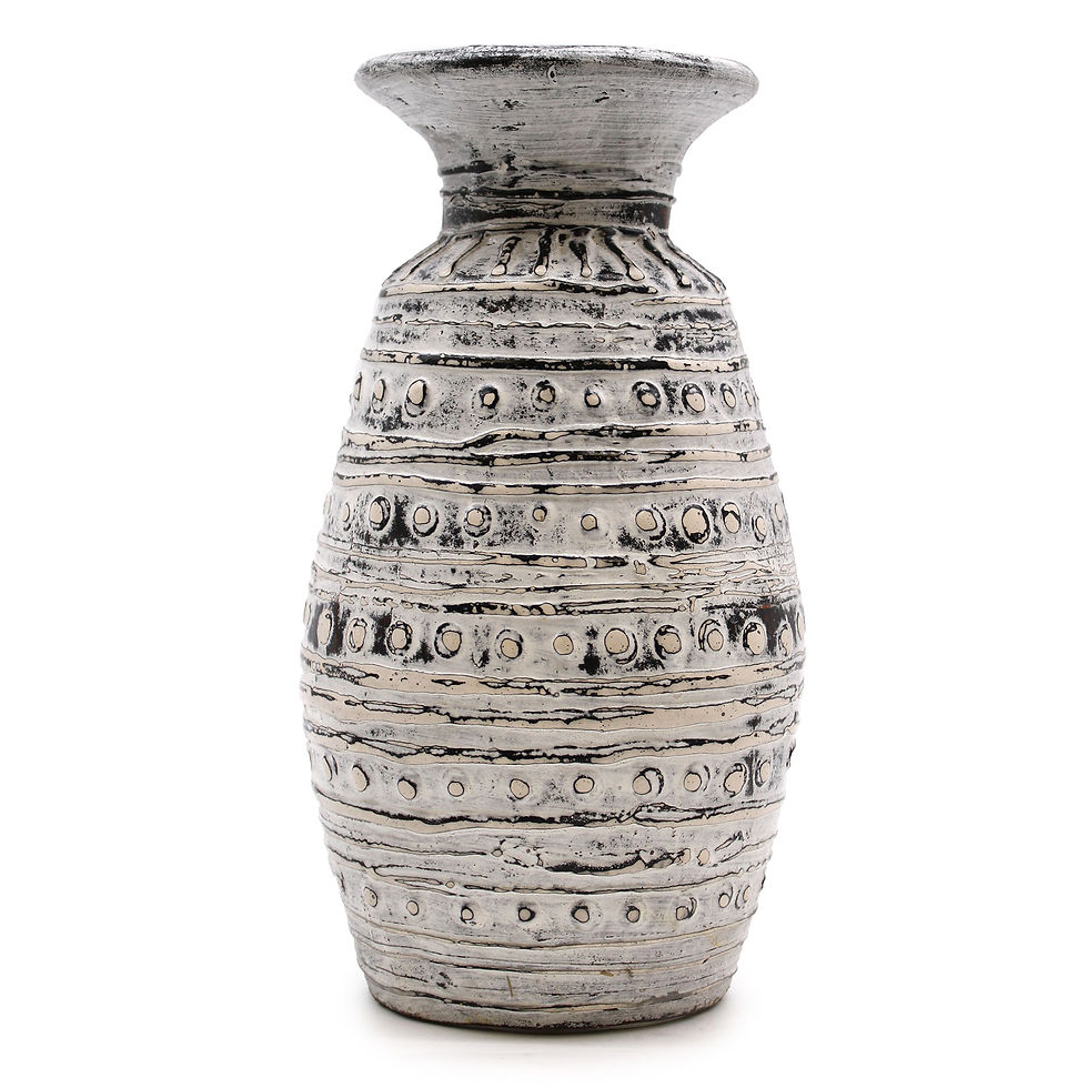 Ručne vyrábaná KERAMICKÁ VÁZA LOMBOK #3 ~ 32x15 (cm)