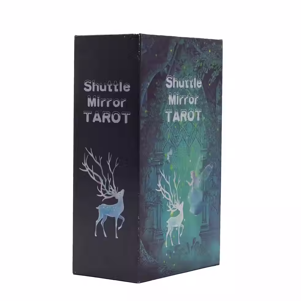 SHUTTLE MIRROR TAROT – MAGICKÝ HOLOGRAFICKÝ TAROT so sprievodnou knižkou (AJ)