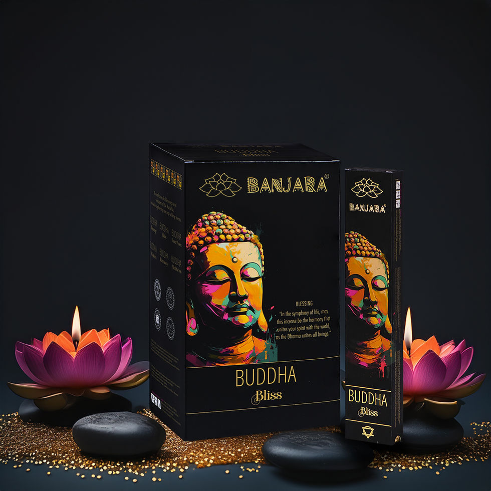 Banjara BUDDHA ~ BLISS ~ Prírodné vonné tyčinky