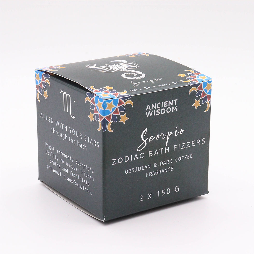 Miniatúra: ŠUMIVÉ SOLI DO KÚPEĽA S HOROSKOPOM ~ ZODIAK "ŠKORPIÓN", 2 x 150g