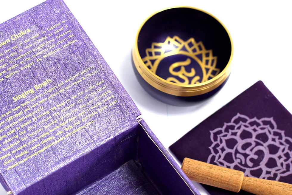 TIBETSKÁ SPIEVAJÚCA MISA, SET ~ KORUNNÁ ČAKRA