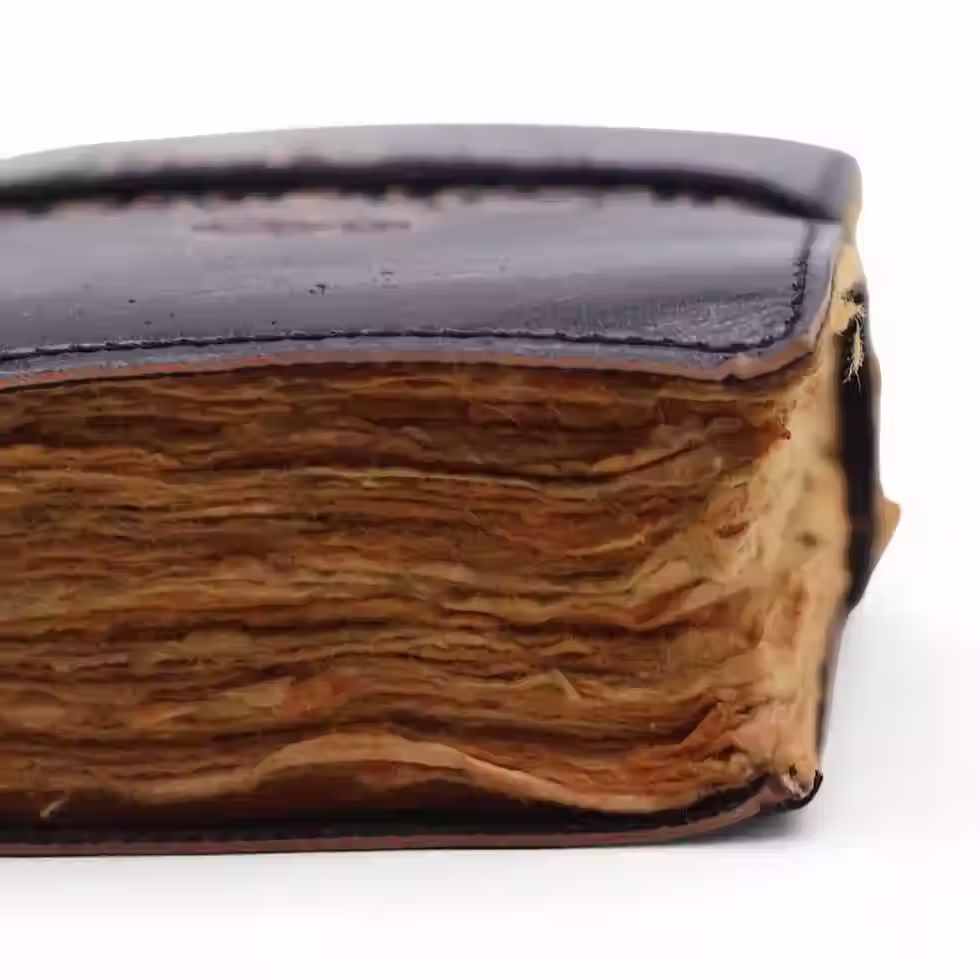 Miniatúra: Originálny kožený zápisník "The Stories I Tell Myself" ~ 13×10 cm
