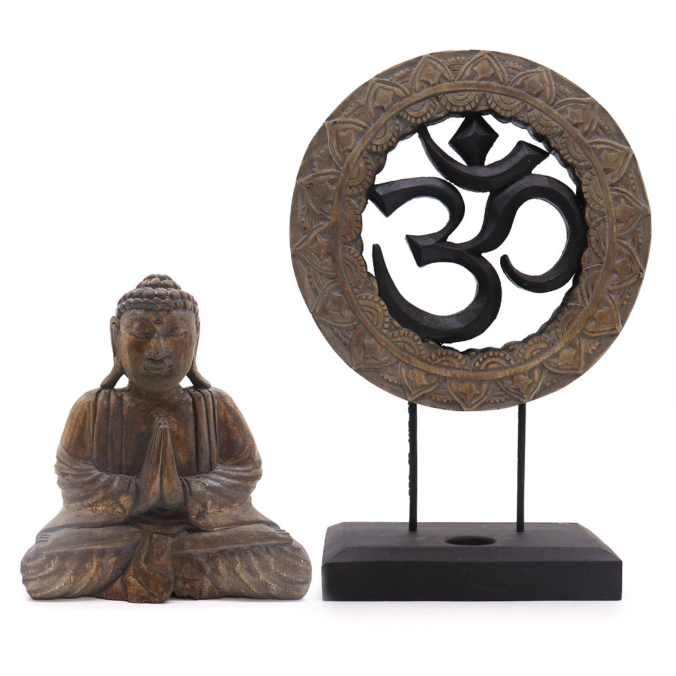 BUDHA FENG SHUI SET "ÓM" ~ 29x45cm