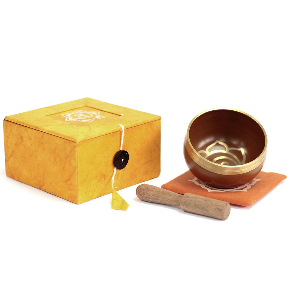 TIBETSKÁ SPIEVAJÚCA MISA, SET ~ SAKRÁLNA ČAKRA