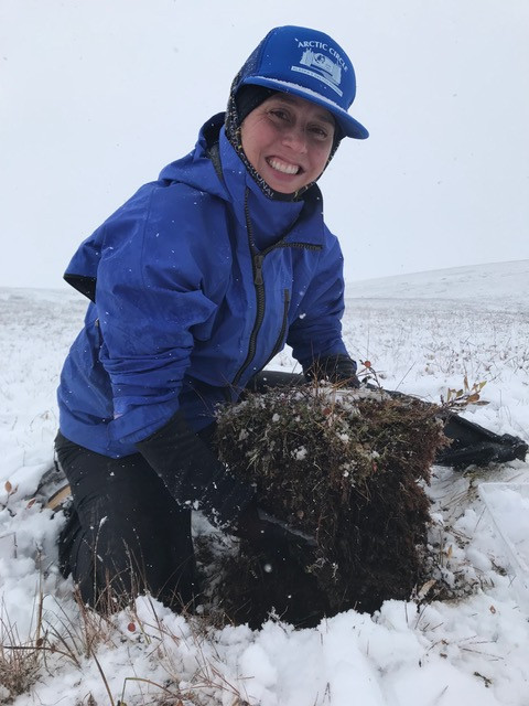 Collecting soil samples above the Arctic Circle (PolarTREC)