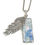 Thumbnail: Palm Branch Pendent - Roman Glass & Sterling Silver 925