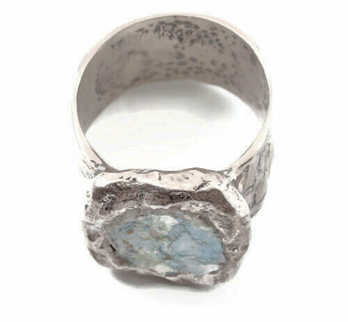 ヴィンテージ ASCOPA ローマングラス 925 シルバー リング