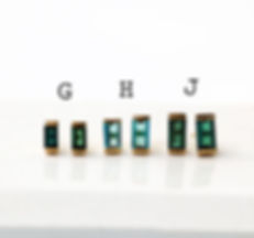Green Tourmaline Studs G toK