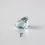 Thumbnail: Single Stone Earring - Aquamarine -
