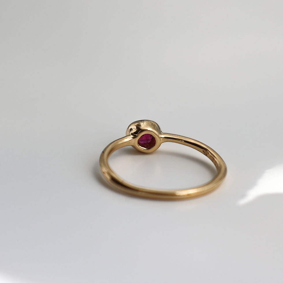 Thumbnail: Ruby K18 Ring　-S-