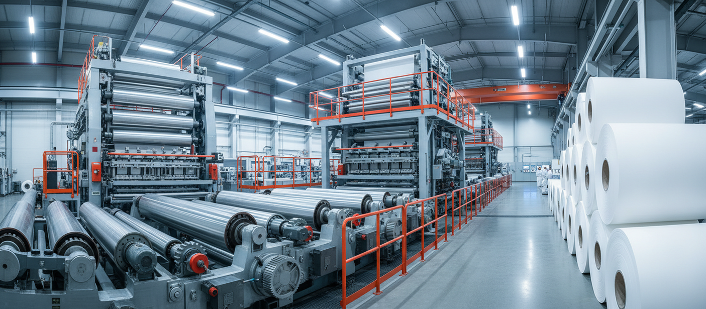 Maquinaria industrial para sectores como manufactura, papel, celulosa e impresión atendidos por Border Freight